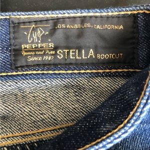 Chip & Pepper Jeans Women's Size 24 Stella Bootcut Dark Mid Rise 5 Pocket